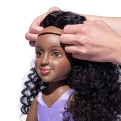 I'M A GIRLY Jasmine 18" Fashion Doll With Brunette Curly Interchangeable Wig To Style -Best Toys Store GUEST dde701d1 9e02 4f12 9f92 e491cfa6ba03