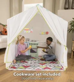 50-Inch Kitchen Playhouse Tent With 7-Piece Kitchen Cooking Set -Best Toys Store GUEST df0802ce e9c1 416b 915d 4fac60ddcdb0