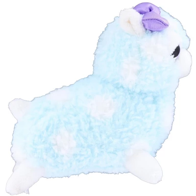 Kellytoy Cute And Cuddly 12 Inch Alpaca Plush | Light Blue 4 Kellytoy Cute And Cuddly 12 Inch Alpaca Plush | Light Blue - Image 2