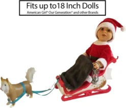 The New York Doll Collection 18 Inch Doll Winter Sleigh Set -Best Toys Store GUEST e1244639 72d4 4e8c 8203 5bd7572e87b5