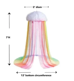 HearthSong - Rainbow Hideaway Canopy With LED Lights -Best Toys Store GUEST e1760ac1 a5ac 485b 9b6a cd6dc5482df7