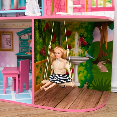 Olivia's Little World By Teamson Kids Furnished Castle Dollhouse For 12" Dolls 9 Olivia's Little World By Teamson Kids Furnished Castle Dollhouse For 12" Dolls - Image 7