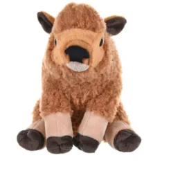Wild Republic Cuddlekins Bison Calf Stuffed Animal, 12 Inches