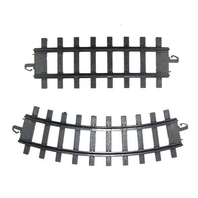 Northlight Club Pack Of 12 Black Replacement Train Set Track Pieces 10" 3 Northlight Club Pack Of 12 Black Replacement Train Set Track Pieces 10"