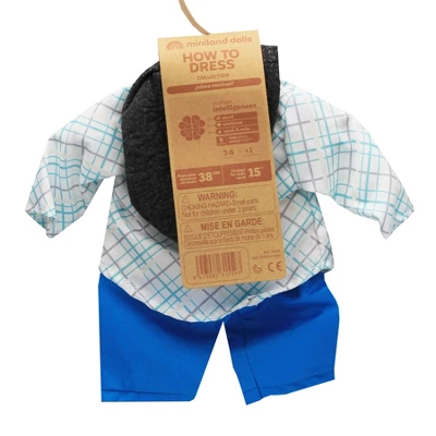 Miniland Educational Doll Clothes, Fits 15" Dolls, Mild Weather Outfit 4 Miniland Educational Doll Clothes, Fits 15" Dolls, Mild Weather Outfit - Image 2
