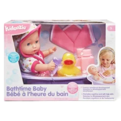 Kidoozie Bathtime Baby, 12-Inch Doll, Bath Tub And Accessories For Kids, Pretend Play, Ages 3 And Up -Best Toys Store GUEST e878448d 3de8 450c ba57 b84e902606cf