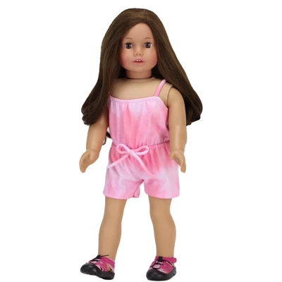Sophia’s Tie Dye Romper For 18" Dolls, Pink 4 Sophia’s Tie Dye Romper For 18" Dolls, Pink - Image 2
