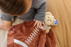Bearington Baby Touchdown Snuggler, Football Plush Stuffed Animal Teddy Bear Security Blanket, Lovey 15" -Best Toys Store GUEST e8e77a68 97c8 4d7a be2b 19f6af906c02
