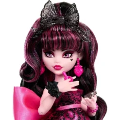 Monster High Draculaura Fashion Doll In Monster Ball Party Dress With Accessories