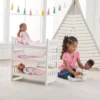 Badger Basket 1-2-3 Convertible Doll Bunk Bed With Bedding - Pink/Stripe -Best Toys Store GUEST ef9a641b af9b 4c45 bd89 c76fee6404ef