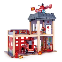 HAPE Tri-level Wooden Fire Station