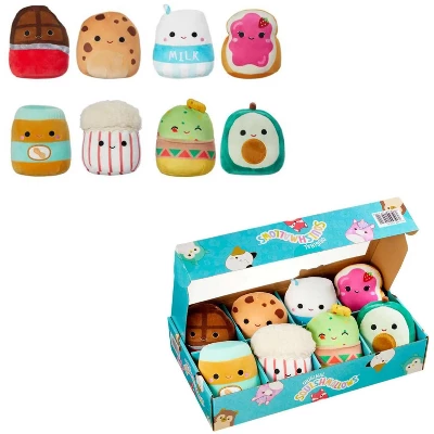 Kellytoy Squishmallows 5 Inch Mini Plush 8 Pack | Food 4 Kellytoy Squishmallows 5 Inch Mini Plush 8 Pack | Food - Image 2