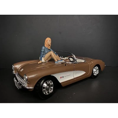 Seated Couple Release III, 2 Piece Figurine Set For 1/24 Scale Models By American Diorama 4 Seated Couple Release III, 2 Piece Figurine Set For 1/24 Scale Models By American Diorama - Image 2