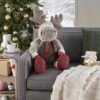 Mina Victory Plush Lines Holiday Moose 22" X 26" Brown Indoor Plush Animal -Best Toys Store GUEST f1eec79a 2649 4cb8 8de3 07d5b6b04aa8