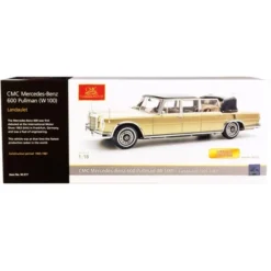 1965-1981 Mercedes Benz 600 Pullman Landaulet Limousine Convertible W/Functional Softtop Gold Ltd Ed 1/18 Diecast Model Car CMC -Best Toys Store GUEST f29a5b23 f64d 431f 9f23 fa6aaa78249d