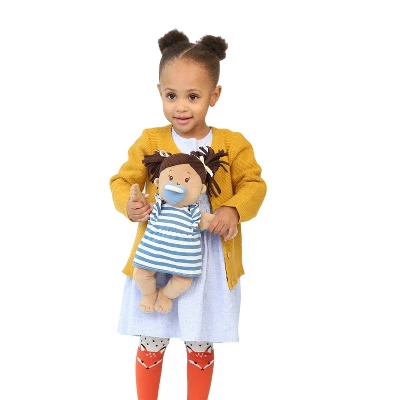 Manhattan Toy Baby Stella Beige With Brown Hair 15" Soft First Baby Doll 9 Manhattan Toy Baby Stella Beige With Brown Hair 15" Soft First Baby Doll - Image 7