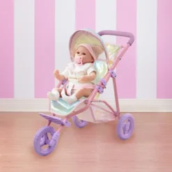 Olivia's Little World Baby Doll Jogging Stroller Buggy Iridescent Color OL-00016 -Best Toys Store GUEST f4487c89 9cb8 4fd2 8c06 7e877143726d