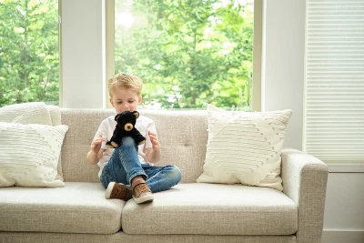 Bearington Lil' Smokie Small Plush Stuffed Animal Black Bear, 9 Inches 4 Bearington Lil' Smokie Small Plush Stuffed Animal Black Bear, 9 Inches - Image 2