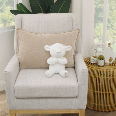 Little Love By NoJo Plush Lamb - White 5 Little Love By NoJo Plush Lamb - White - Image 3