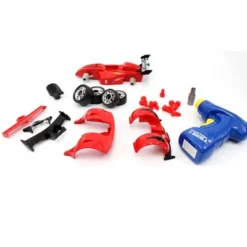 Insten 30 Piece Build Your Own Formula Racing Car Take-A-Part Toy, Engineering Stem Project Kit, 8.5 X 3.5