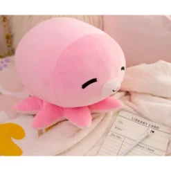 Toynk MochiOshis 12-Inch Character Plush Toy Animal Pink Octopus | Izumi Inkyoshi -Best Toys Store GUEST f9d2800e 2a3c 4f83 8e90 7888ccf22f57