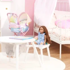 Sophia’s Stripe Romper And Sandals For 18" Dolls, Blue/White -Best Toys Store GUEST fae256a9 9691 4587 bf1d b60229752e0e