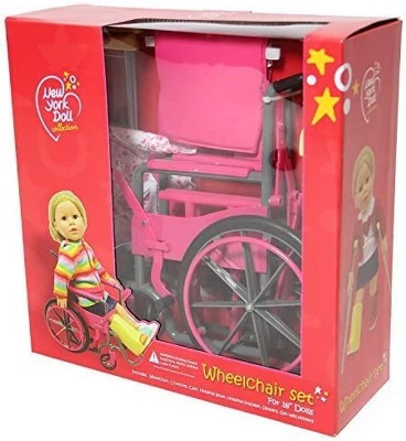The New York Doll Collection Doll Wheelchair 4 The New York Doll Collection Doll Wheelchair - Image 2