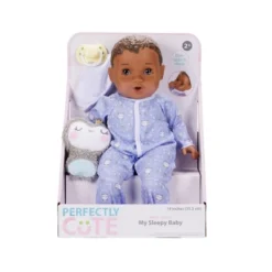 Perfectly Cute 14" Sleepy Time Baby Doll - Brown Hair/Brown Eyes
