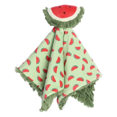 Ebba Large Watermelon Luvster Precious Produce Snuggly Baby Stuffed Animal Red 13" 5 Ebba Large Watermelon Luvster Precious Produce Snuggly Baby Stuffed Animal Red 13" - Image 3